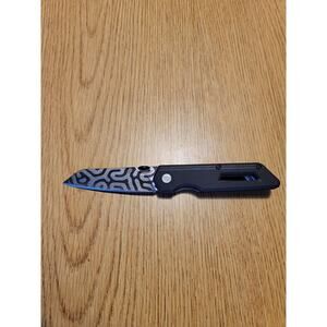 Kershaw Mixtape CUSTOM ETCHED DESIGN G10 Handle 8Cr13MoV Wharncliffe Blade